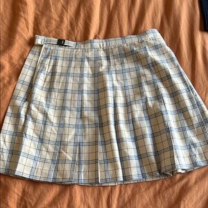 Beautiful structured plaid mini skirt by Japanese label Nishi-chan